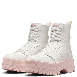 NIKE AIR JORDAN 1 BROOKLYN BOOTS WOMENS size 8 - NEW shoes sneaker pink/white
